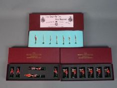 The British Toy Soldier Company, Langley Models - Three sets of boxed soldiers.