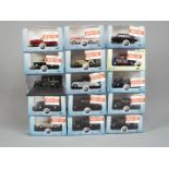 Oxford Diecast - 15 boxed 1:76 scale diecast model cars by Oxford Diecast.
