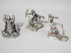 Myth and Magic - Three pewter figures to include Fantasy & Legend, Sir Mordred 3210,