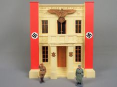 King & Country - Two boxed figures and a boxed diorama from the King & Country Berlin 38 and