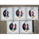 Britains - five boxed sets of Coldstream Guards Band # 8306, 8307, 8309,