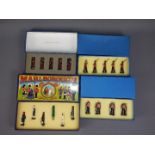 Marlborough, Pastimes - Four boxes of painted metal soldiers and figures by Marlborough,