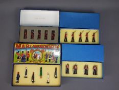 Marlborough, Pastimes - Four boxes of painted metal soldiers and figures by Marlborough,