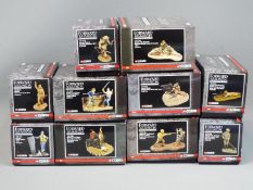 Corgi Forward March. Ten boxed figures from various ranges from the Corgi Forward March series.