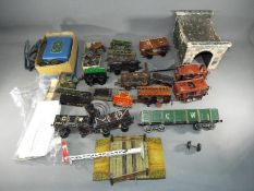 Hornby and others - A collection of model railway parts and accessories in various gauges.