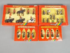 Britains Metal Models - four boxes of Britains hand-painted metal models comprising #7203, #7204,