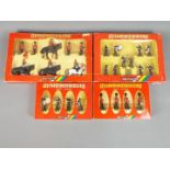 Britains Metal Models - four boxes of Britains hand-painted metal models comprising #7203, #7204,