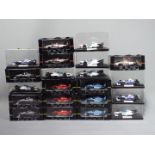 Onyx - 21 boxed 1:43 scale model F1 and Indy racing cars by Onyx.