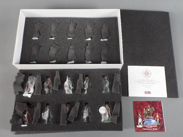 Britains - A boxed Limited Edition #41150 Pipes & Drums of Royal Scots set.