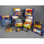 Corgi, Matchbox, Guisval, Brumm - 18 boxed diecast model vehicles predominately vans,