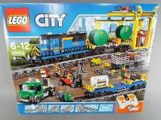 Lego - A boxed Lego City #60052 Cargo Train Set.