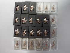 De Agostini - Approximately 20 metal soldiers by De Agostini in blister packs / foam packaging.