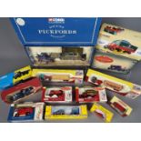 Corgi, Lledo, Classix - 13 boxed diecast vehicles in several scales.