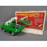 Eldon - A boxed Eldon 'Command Cassette' Tow Truck 1971, green with white jib,