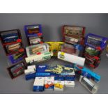 EFE, Matchbox, Corgi - Over 30 boxed diecast model vehicles in various scales.
