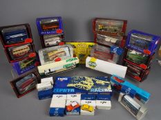 EFE, Matchbox, Corgi - Over 30 boxed diecast model vehicles in various scales.