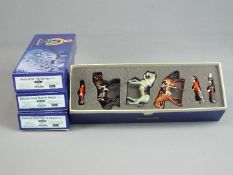 Britains - Four boxes of soldiers from the Britains Collectors Club Golden Jubilee Series.