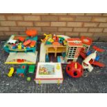 Fisher price - A good collection of unboxed vintage Fisher Price toys.