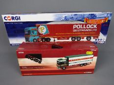 Corgi - A pair of boxed Limited Edition 1:50 scale trucks from Corgi.
