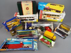 Joal, Corgi, EFE, Matchbox and others - 13 boxed diecast vehicles in a variety of scales.