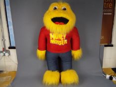 PMS - A retro unboxed 'Honey Monster' cuddly toy measuring approximately 120cms in height.