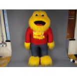 PMS - A retro unboxed 'Honey Monster' cuddly toy measuring approximately 120cms in height.