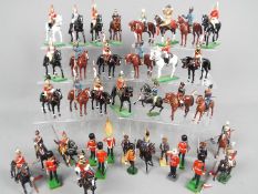 Britains, Others - In excess of 30 unboxed soldiers predominately by Britains.