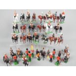 Britains, Others - In excess of 30 unboxed soldiers predominately by Britains.