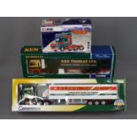 Corgi, Cararama - Three boxed 1:50 scale model trucks.