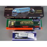 Corgi - Three boxed Limited Edition diecast model trucks in 1:50 and 1:76 scales.