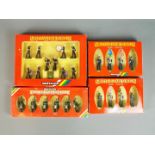 Britains - Four sets of Britains soldiers from the Britains Metal Models / British Regiments series.