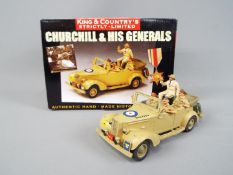 King and Country - A boxed Strictly Limited EA031(SL) Churhill and His Generals set.