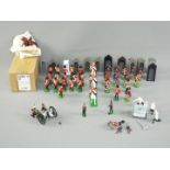 Britains - Approximately 40 unboxed military figures and accessories by Britains.