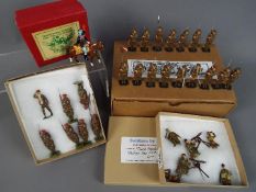 Soldiers by Bob, Trophy Miniatures - Four boxed sets of military figures.