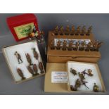 Soldiers by Bob, Trophy Miniatures - Four boxed sets of military figures.