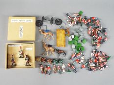 William Grant and others - A large quantity of unboxed diecast metal soldiers depicting various