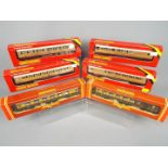 Hornby - Six boxed Hornby oo Gauge passenger coaches.
