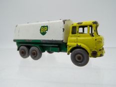 Matchbox - An unboxed and rare Matchbox no.25c Bedford Petrol Tanker with 11.