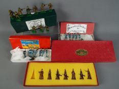 Bengurion Models, Little John Miniatures, Dorset Soldiers - Four boxed sets of soldiers.