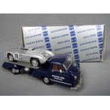 Conrad - A boxed 1:43 scale #103402LE Mercedes Benz 1955 Racing Car Transporter with Car by Conrad.