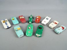 Dinky Toys - 11 unboxed Dinky Toys Racing Cars.