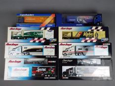 Corgi - Eight boxed predominately 1:64 scale diecast model trucks by Corgi.