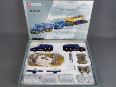 Corgi Heavy Haulage - A boxed Limited Edition Corgi Heavy Haulage #18002 Scammell Contractor x2