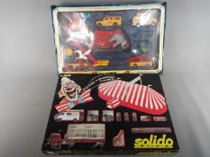Corgi, Solido - Two boxed diecast and plastic Circus themed sets.