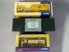 Corgi - Three boxed Corgi diecast model trucks.