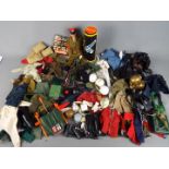 Palitoy - An unboxed vintage 'Talking' Action Man figure together with a large quantity of unboxed