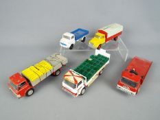 Tekno, Lion Car - An interesting group of five unboxed diecast commercial vehicles.