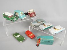 Spot-On - Eight unboxed diecast model vehicles by Spot-On.