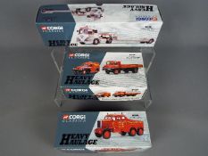 Corgi Heavy Haulage - Three boxed Heavy Haulage vehicles by Corgi.