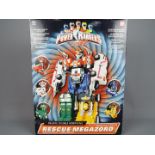 Ban Dai Power Rangers Turbo - a boxed Transformer, Deluxe Double Morphing,